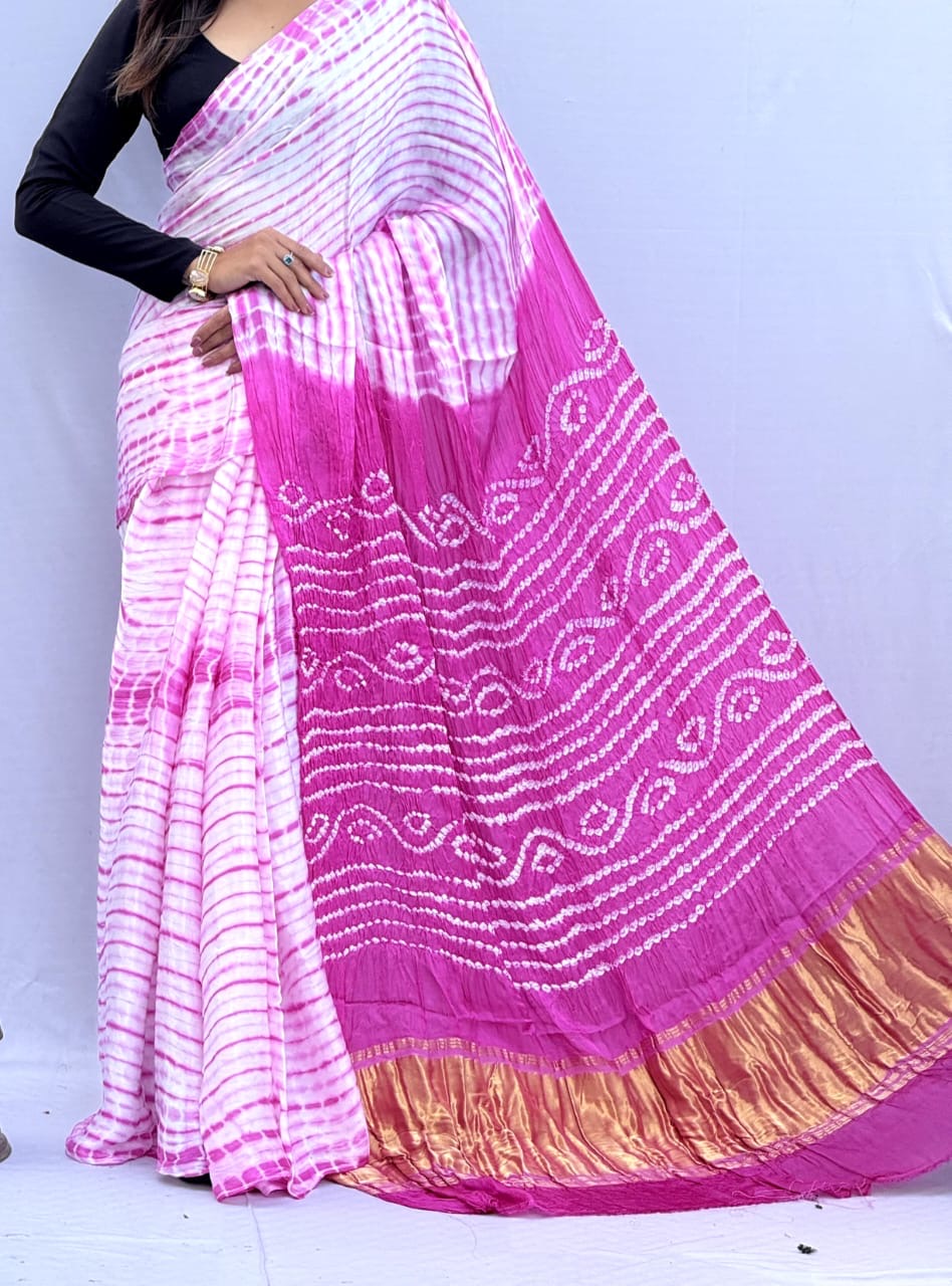 TIY AND DYE WITH BANDEJ SAREE